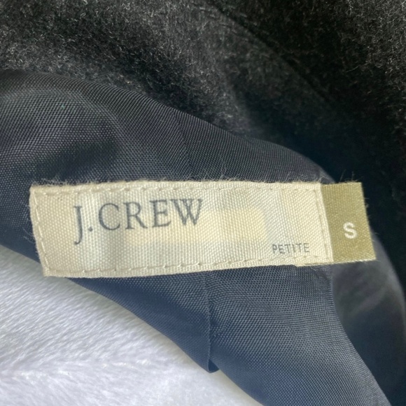 J.Crew Women’s Wool Coat | Charcoal Gray | Petite Small - Picture 5 of 6